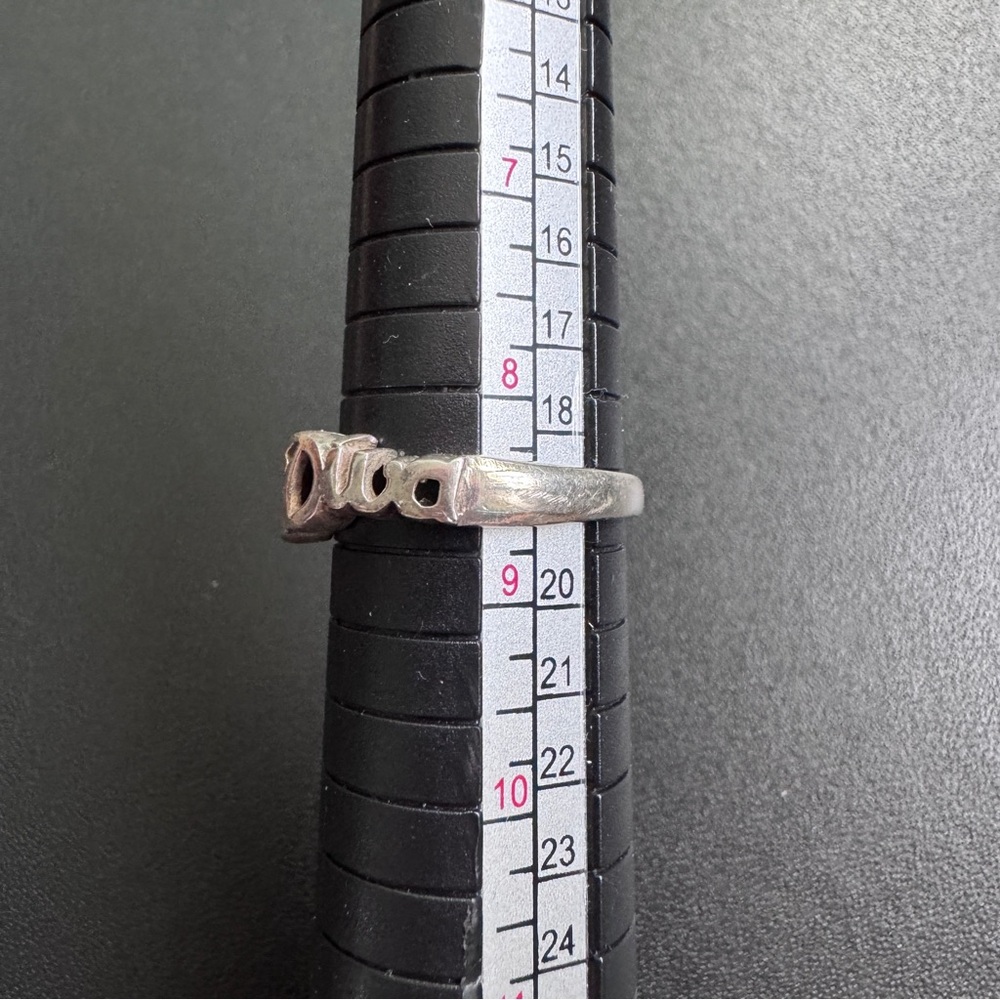 925 Silver”Diva”Ring size 8.5 - Picture 5 of 5